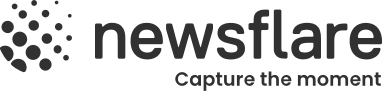 Newsflare grey logo